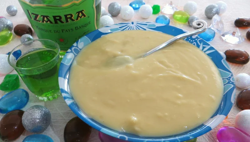 Crème pâtissière à l'Izarra