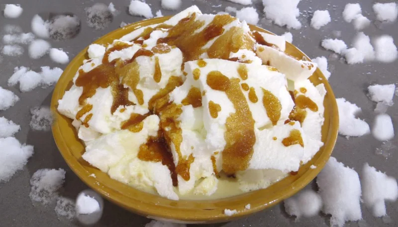 Ile flottante à la crème de marrons