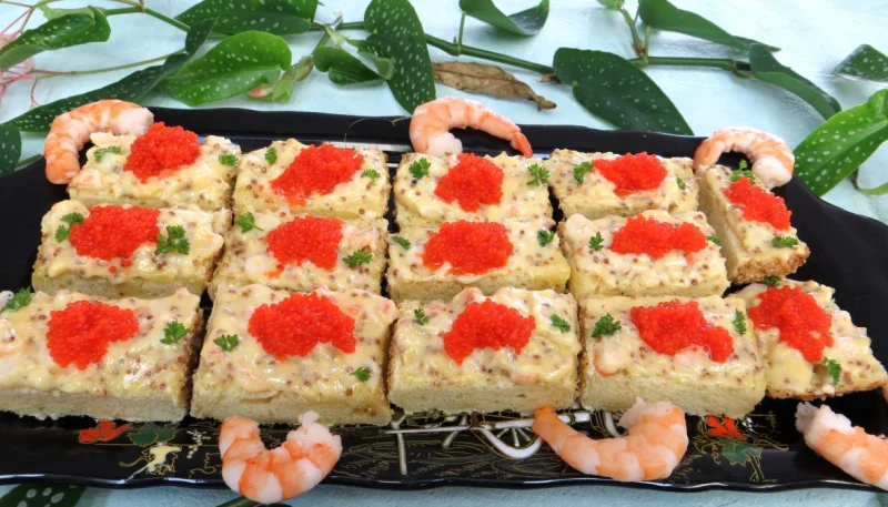 Canapés ou smorrebrod danois