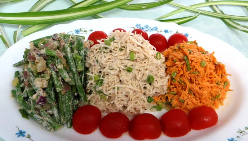 Céleri rémoulade et crudités