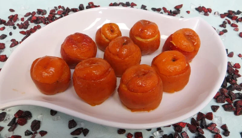 Abricots farcis à la ricotta