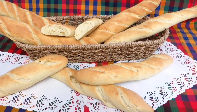 Baguettes de pain de mie