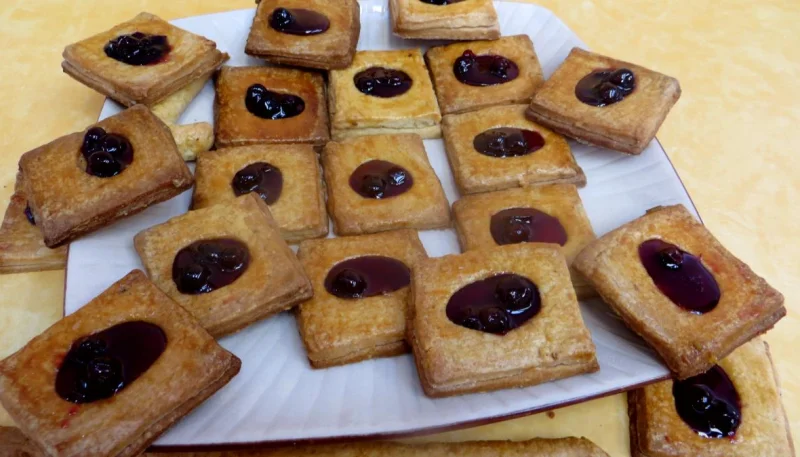 Sablés aux baies d'aronia rubina