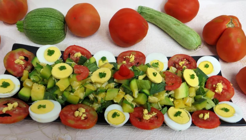 Salade de courgette