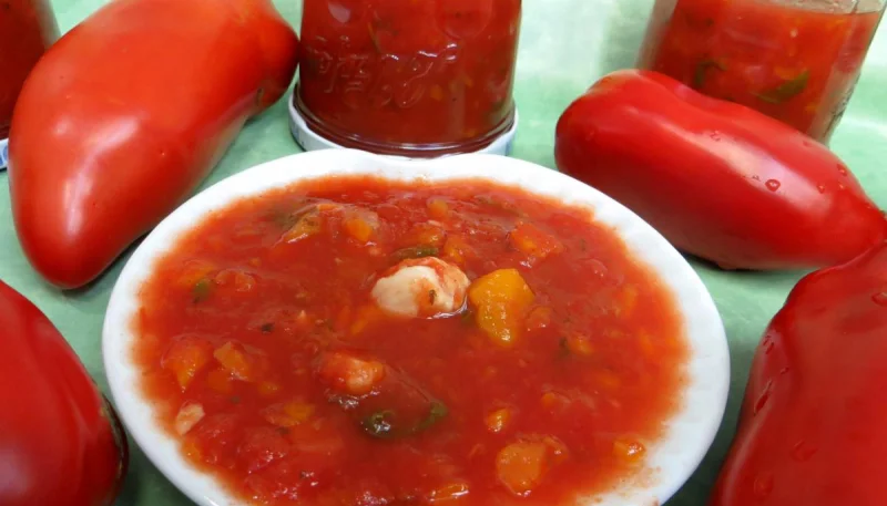Sauce tomates aux carottes (conserves)