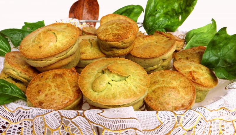 Muffins aux épinards