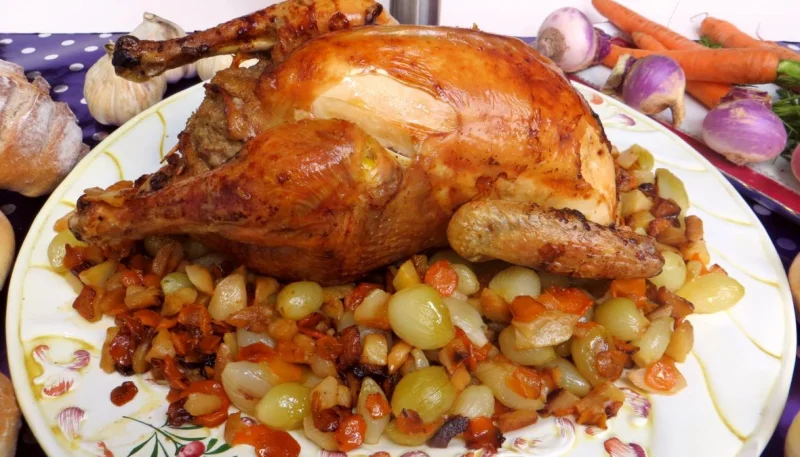 Chapon aux navets