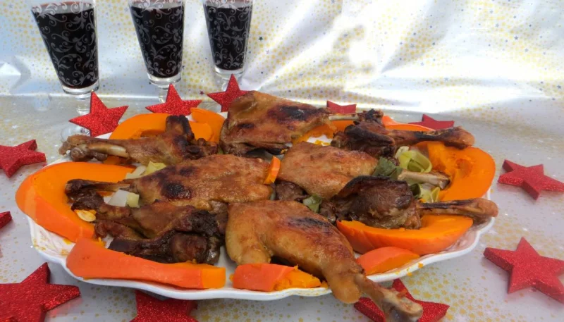 Confit de canard à la sauce soja