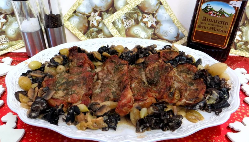 Côtes de veau à l'amaretto