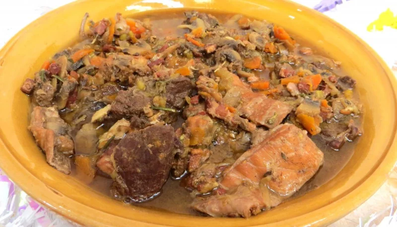 Carbonnade de lièvre et lapin revisitée