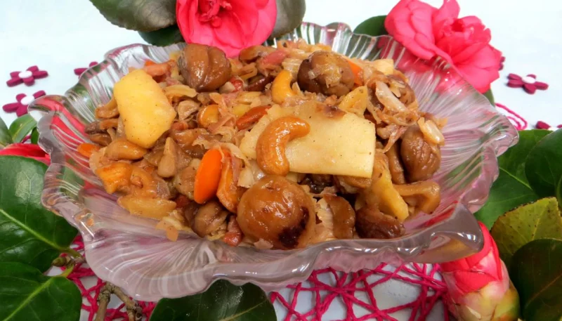 Chou aux châtaignes