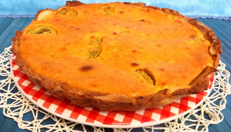 Clafoutis aux kiwis
