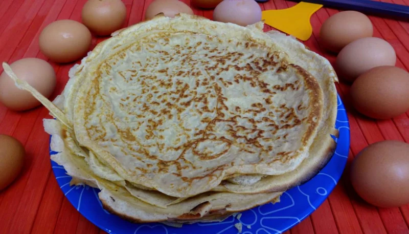 Crêpes à la semi-farine complète