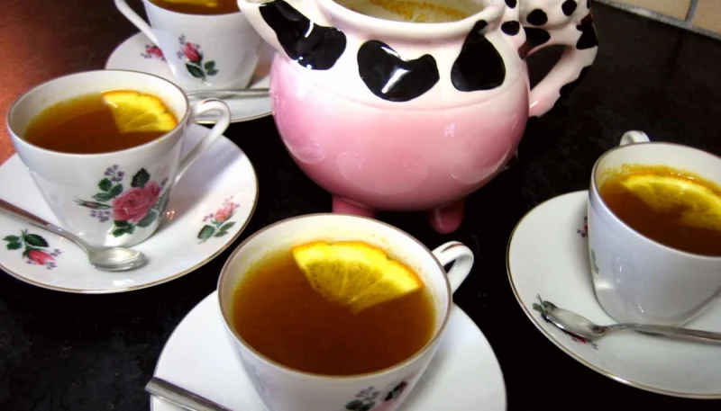 Grog à l'orange et aux épices