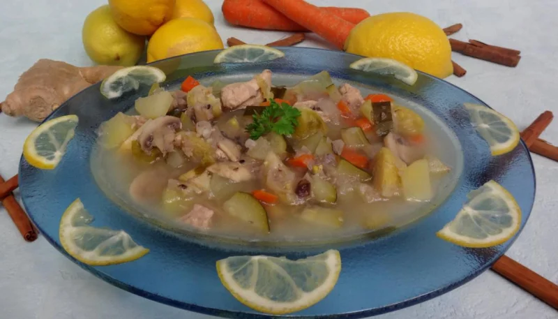 Soupe au citron