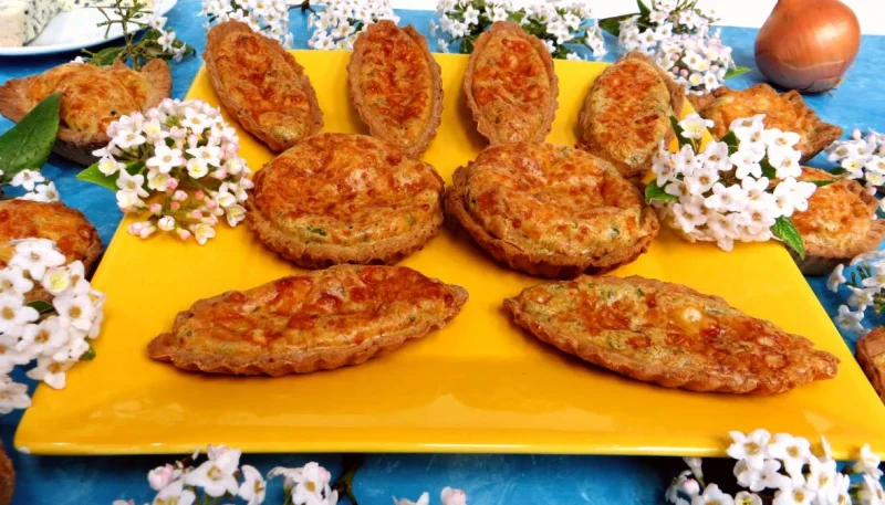 Barquettes et tartelettes au chou