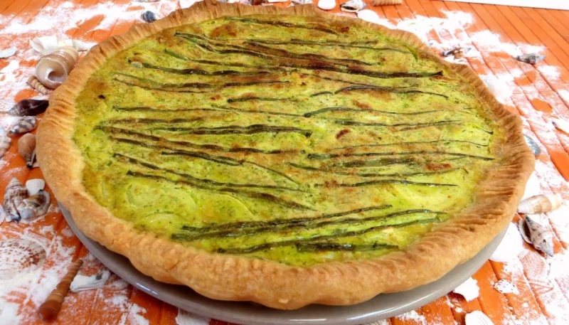 Quiche à la ciboule