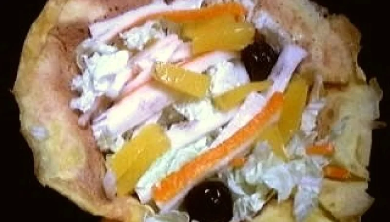 Aumônières de crêpes au chou chinois