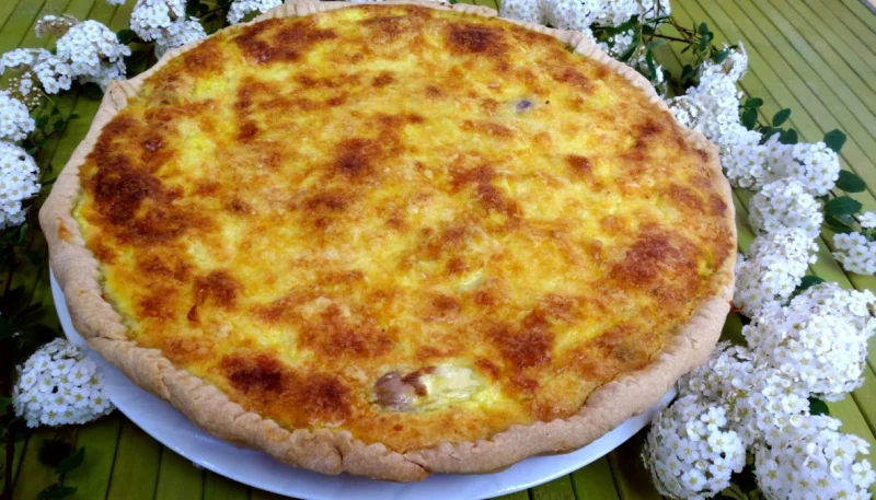 Tarte aux asperges au fromage frais de chèvre