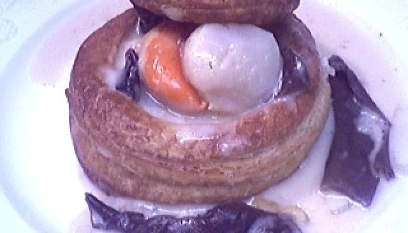 Vol au vent aux coquilles Saint-Jacques