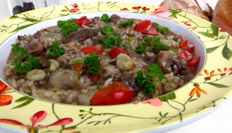 Riz aux coeurs de canard
