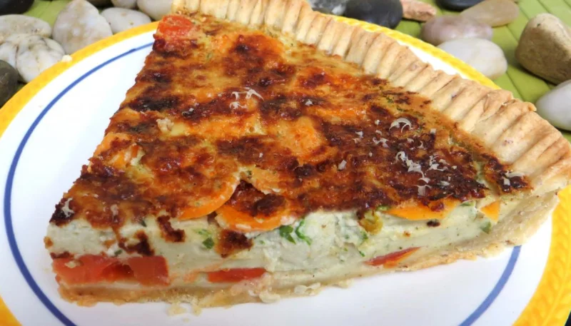 Tarte aux carottes et tomates