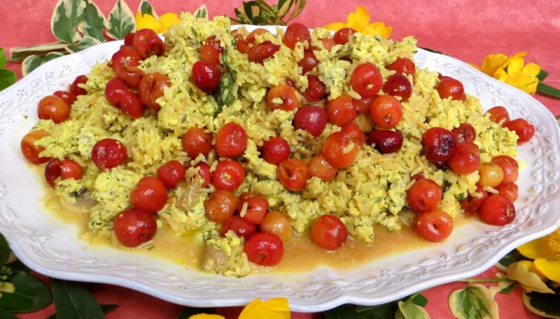 Risotto aux cerises