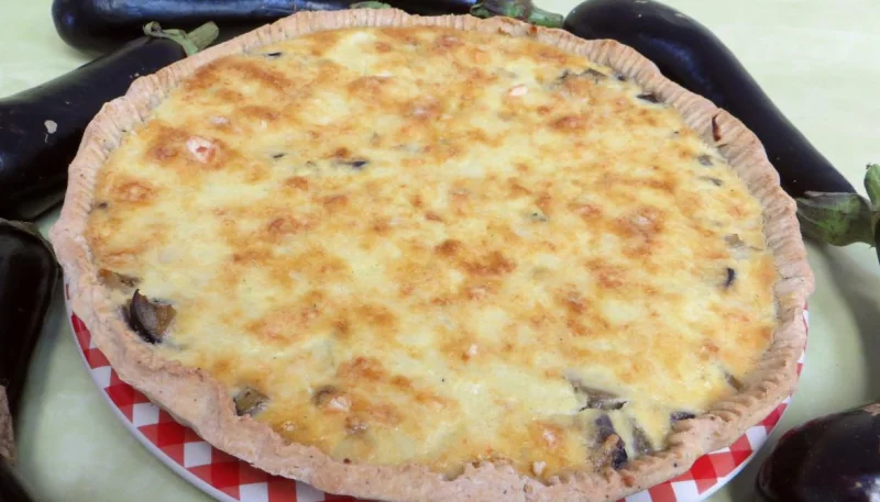Clafoutis aux aubergines