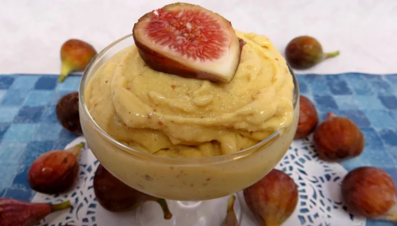 Crème glacée aux figues