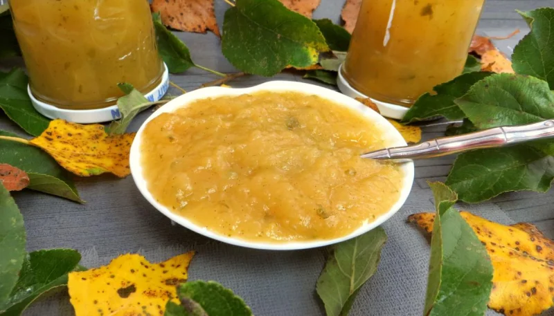 Compote de pommes à la stévia pour diabétiques