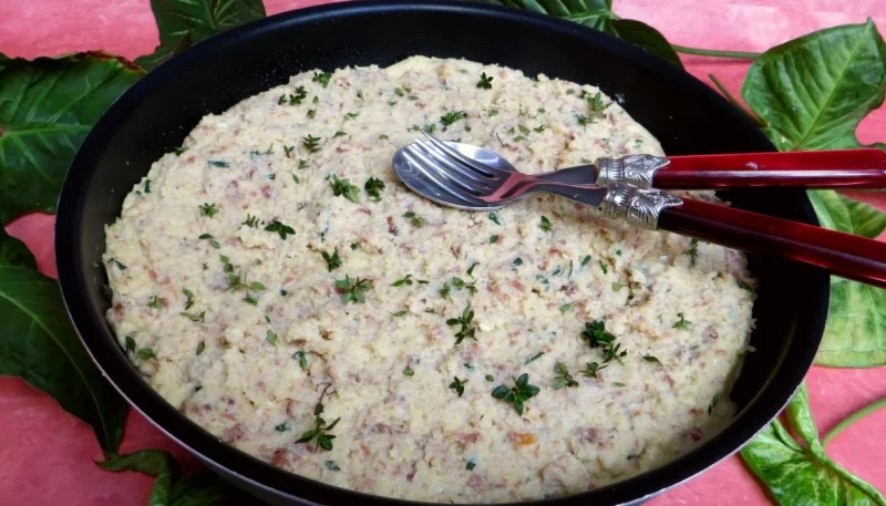 Polenta façon landaise