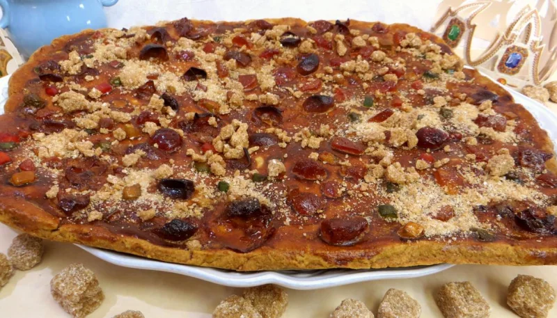 Galette facile aux fruits confits