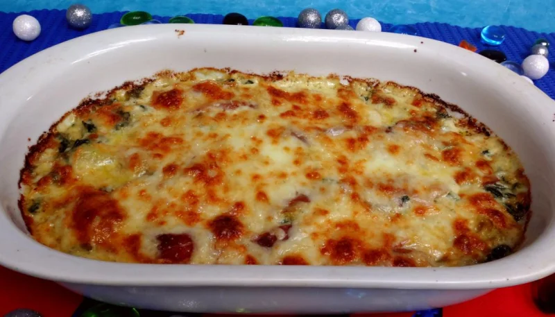 Gratin de blettes aux fromages