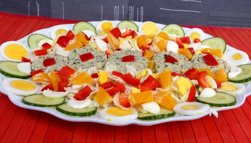 Perche en salade