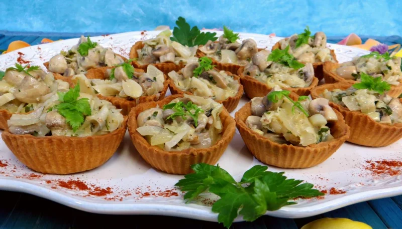 Bouchées aux champignons