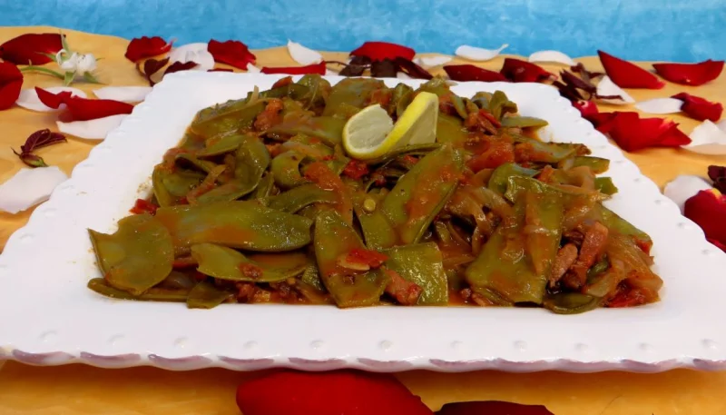 Fricassée de pois gourmands