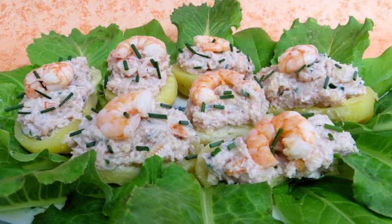 Barquettes aux crevettes