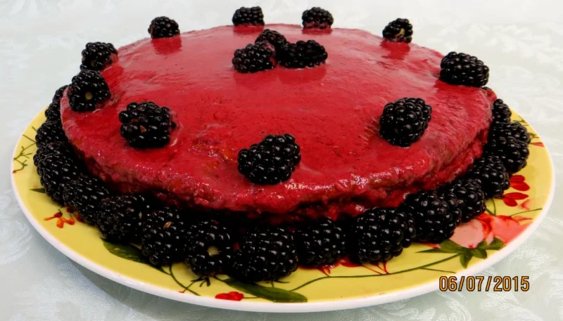 Cheesecake aux mûres