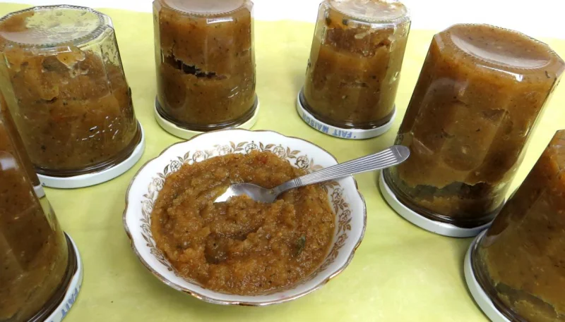 Chutney aux courgettes