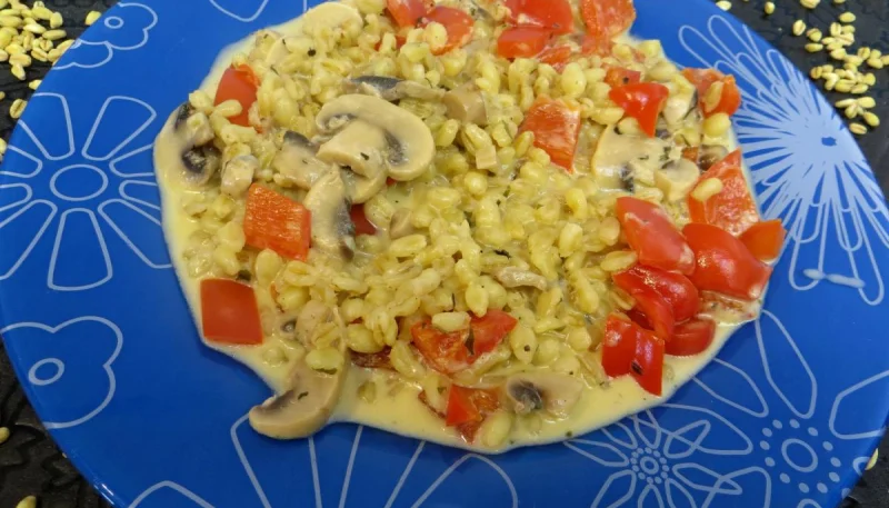 Assiette de blé à la japonaise