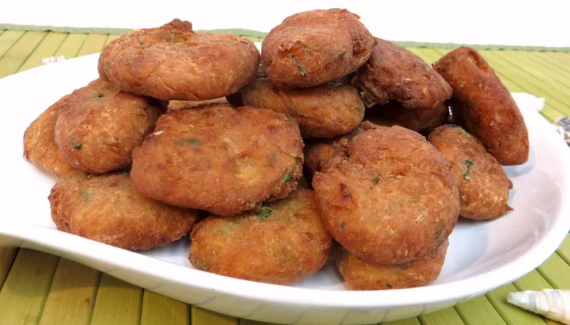 Beignets de cabillaud aux poireaux