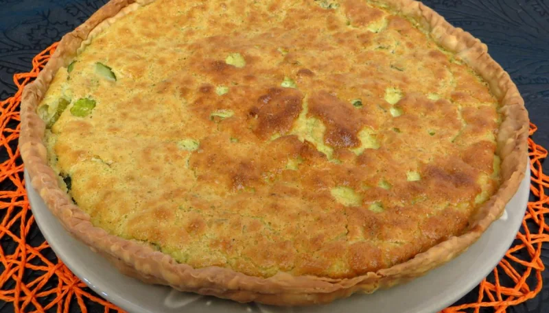 Clafoutis à la brousse et courgettes