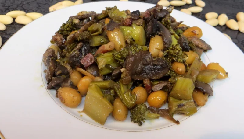 Brocolis façon amandine
