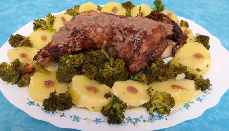 Cuisse de dinde à la moutarde