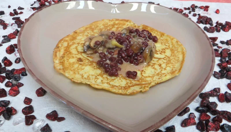 Crêpes aux airelles
