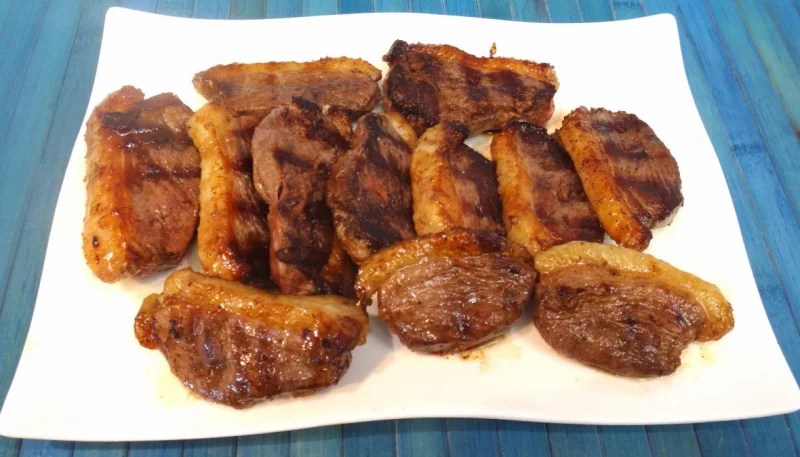 Magrets de canard grillés