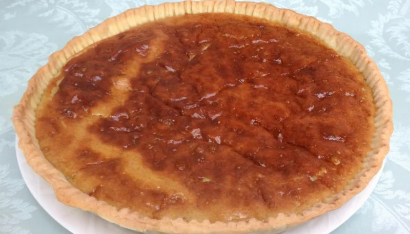 Tarte gratinée au bleu d'Auvergne