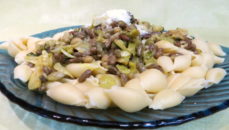 Conchiglie aux haricots secs