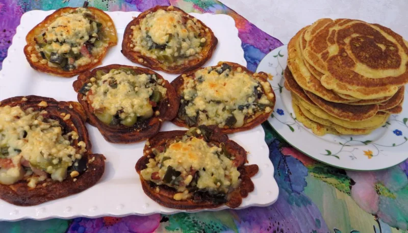 Blinis aux poireaux