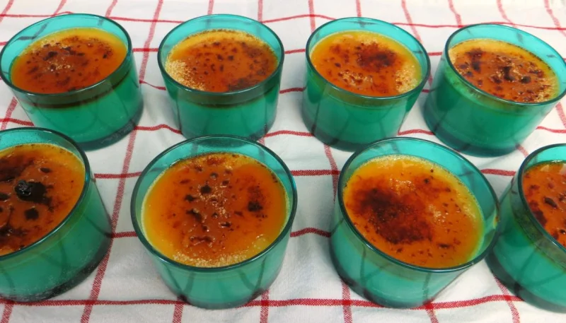 Crèmes brûlées au sirop d'érable